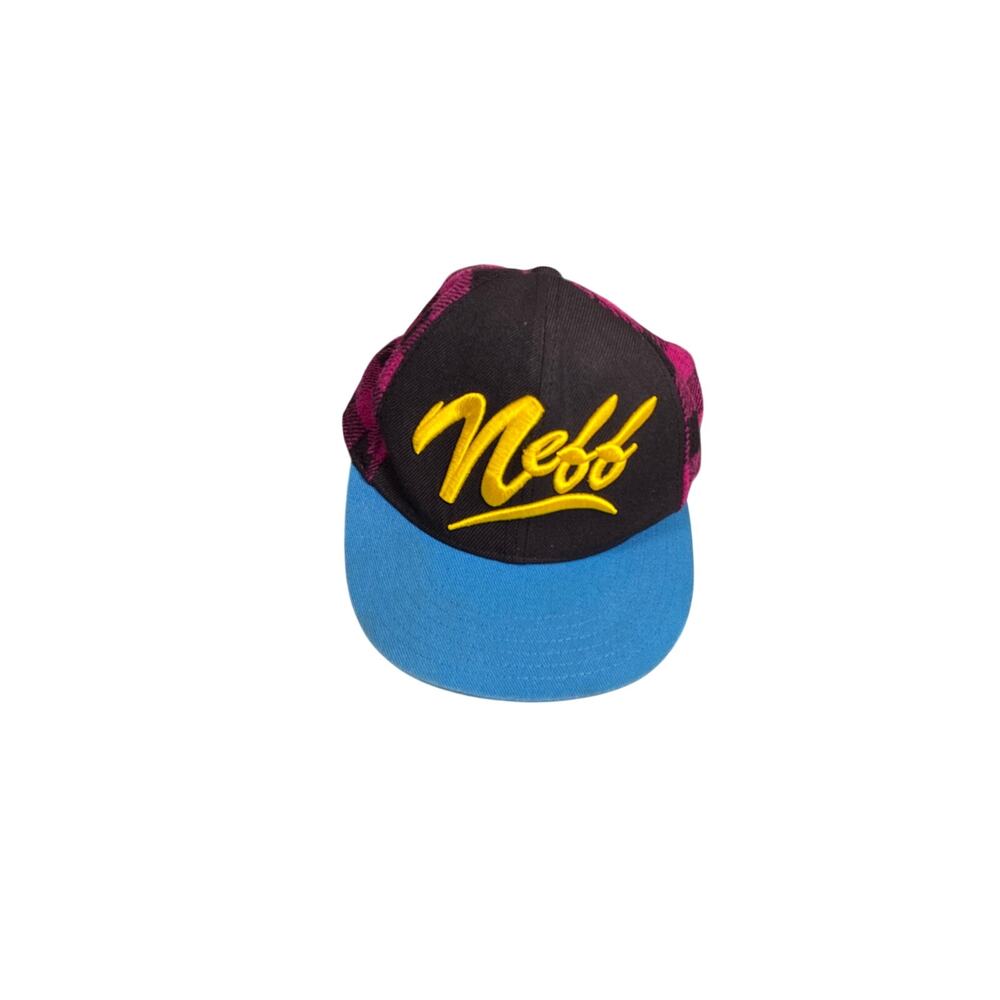 Neff Y2K Skater Snapback Hat Emo Scene Alternative Skate Streetwear Cap